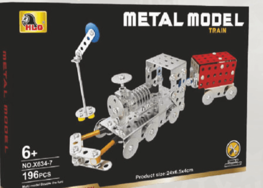 Metal model Set za gradnju lokomotive 1 kom KLO - Akcija u trgovini Tommy