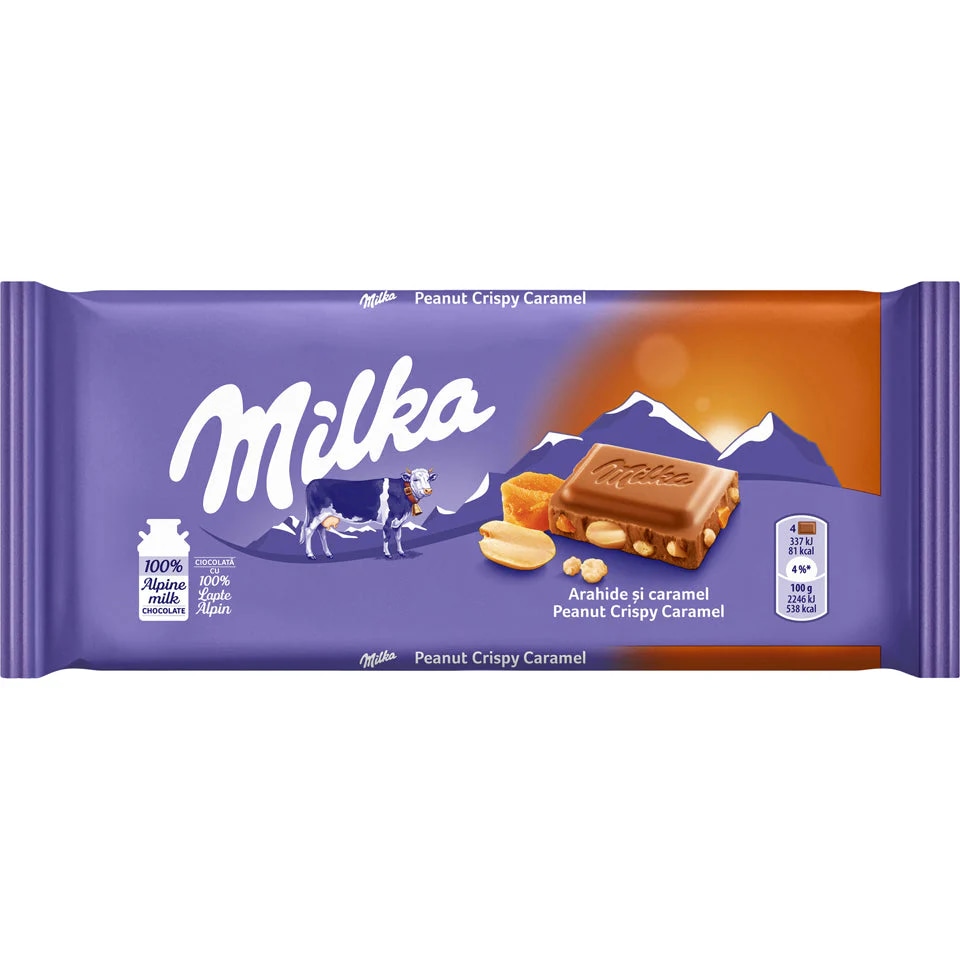 Milka Peanut Crispy Caramel 90g - Akcija u trgovini Žabac