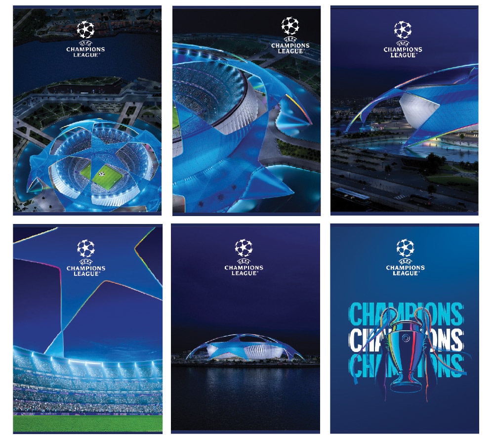 Champions League bilježnica A4 54 lista Akcija u trgovini Kaufland