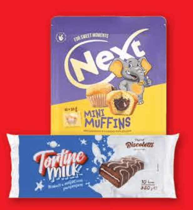 Biscoletti ili Next Tortina ili muffin 200 - 350 g Biscoletti, Next - Akcija u trgovini Plodine
