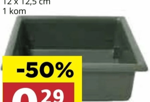 Posuda za spužvu 1 kom Akcija u trgovini Ribola