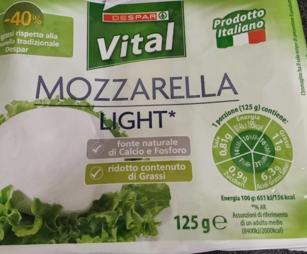 SPAR Vital Mozzarella light 125 g - Akcija u trgovini Spar