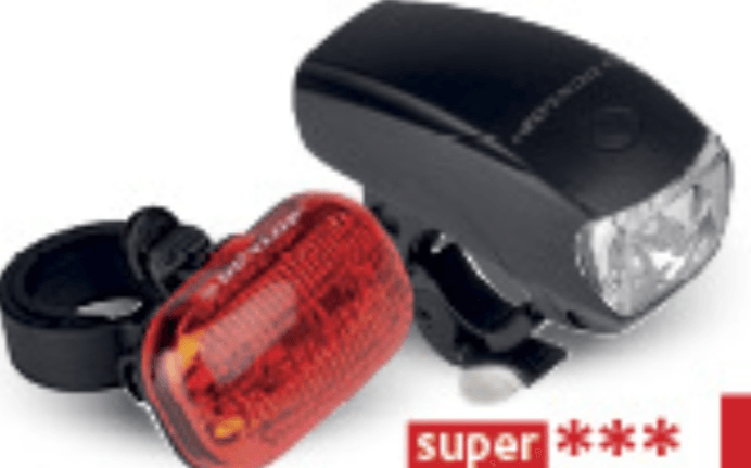 Dunlop Svjetlo prednje i stražnje 2/1, set - Akcija u trgovini Konzum