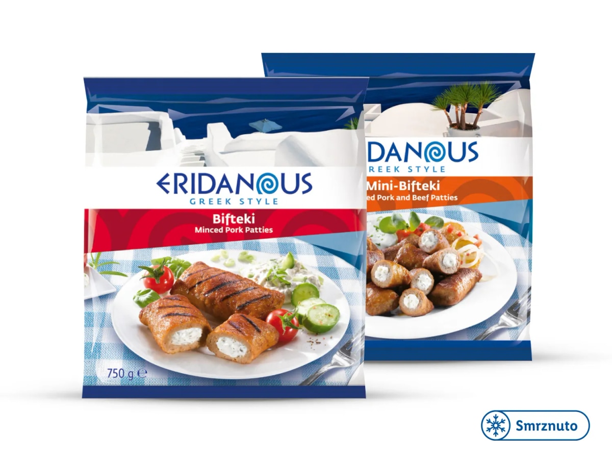 ERIDANOUS Bifteki 750 g - Akcija u trgovini Lidl