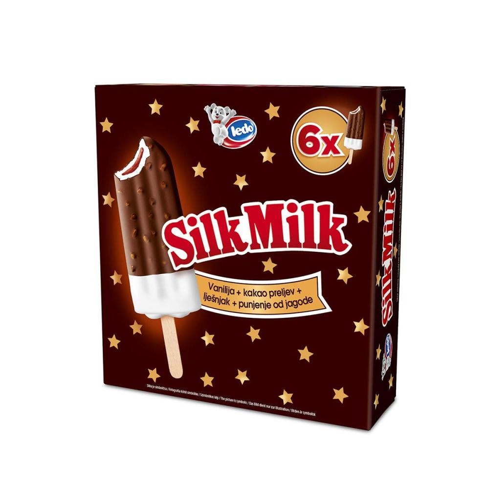 Ledo, Njofra ili Silk Milk sladoled 6 x 65 ml Akcija u trgovini Tommy