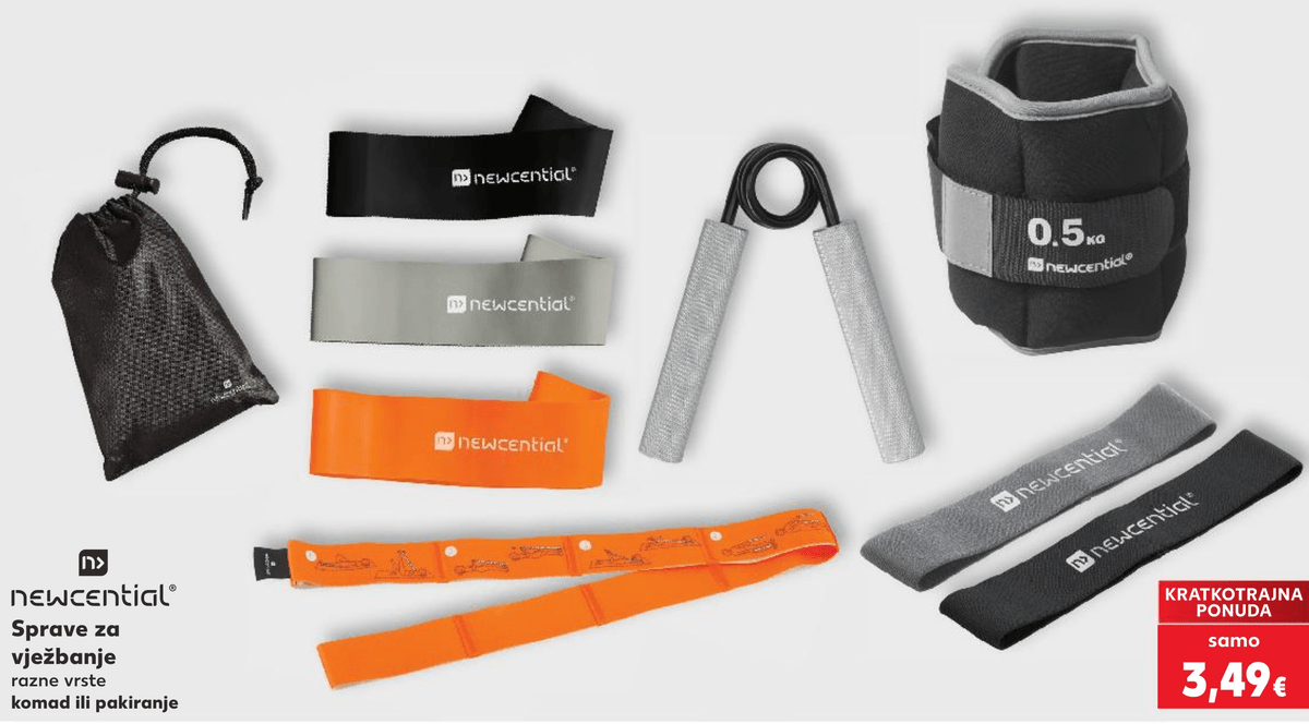 Sprave za vježbanje newcential - Akcija u trgovini Kaufland