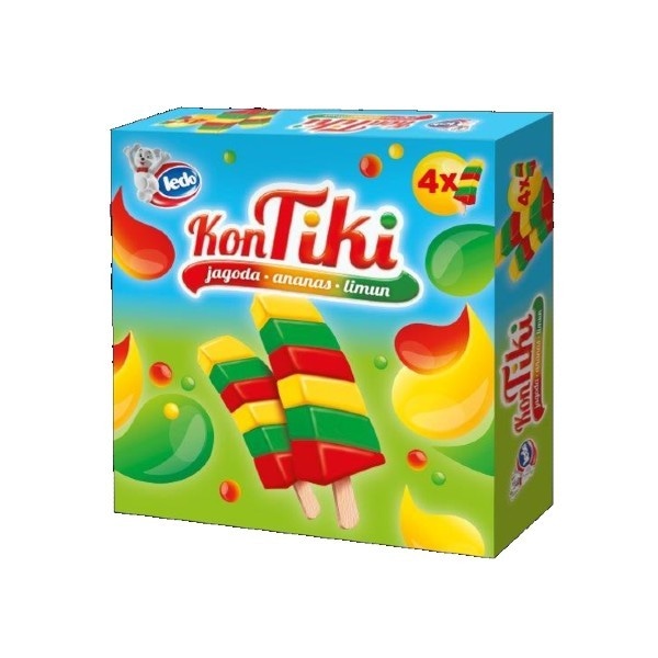 Sladoled Kontiki 4x70 ml ili 4x75 ml - Akcija u trgovini KTC