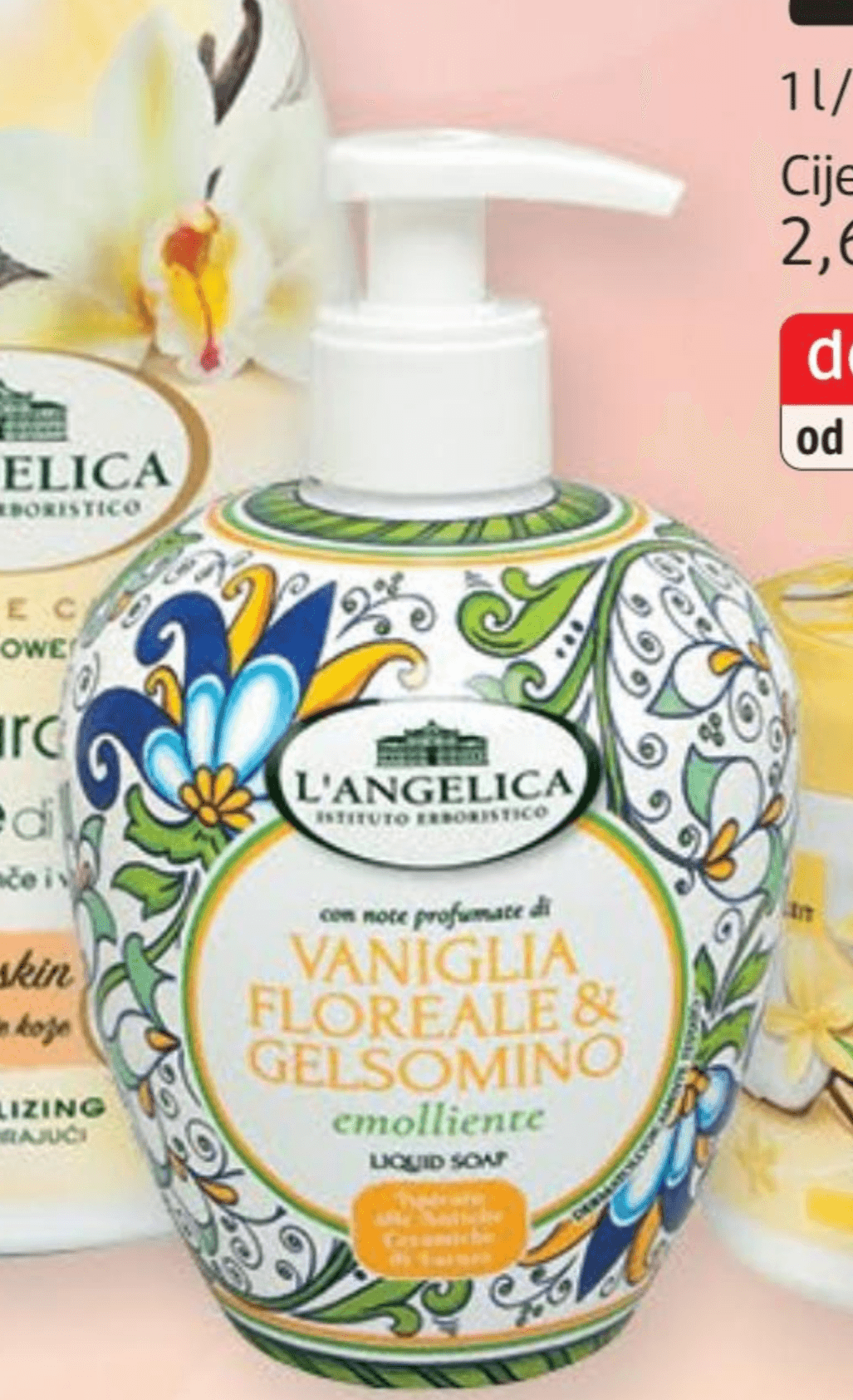 L'Angelica tekući sapun 500 ml - Akcija u trgovini Dm