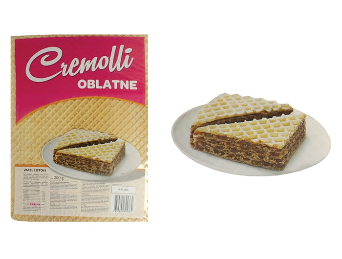 Kolač oblatne Cremolli 200 g - Akcija u trgovini Spar