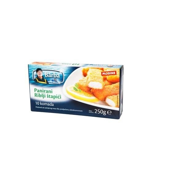 Barba Panirani riblji štapići 250 g - Akcija u trgovini Plodine