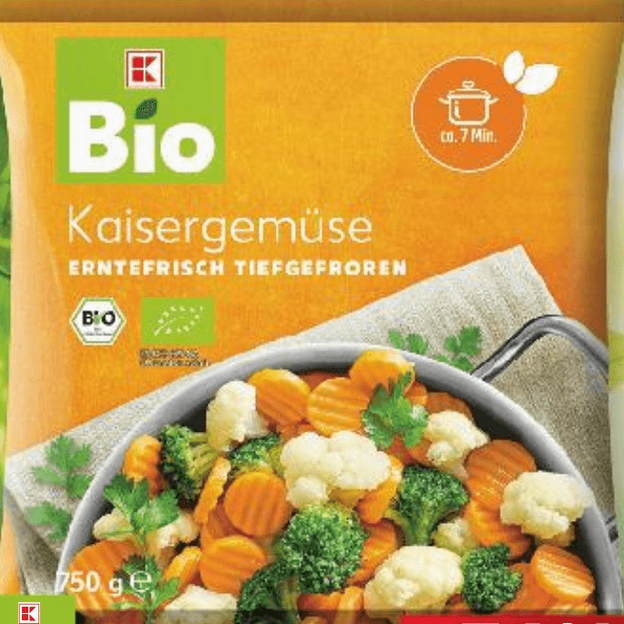 Bio Carsko povrće 750 g - Akcija u trgovini Kaufland