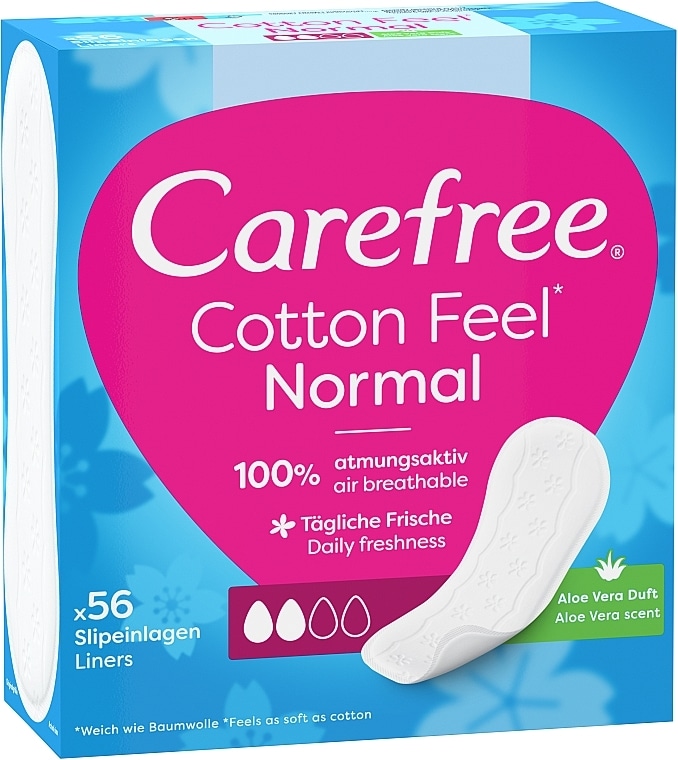 Carefree Cotton Feel Normal Aloe 56kom - Akcija u trgovini Žabac