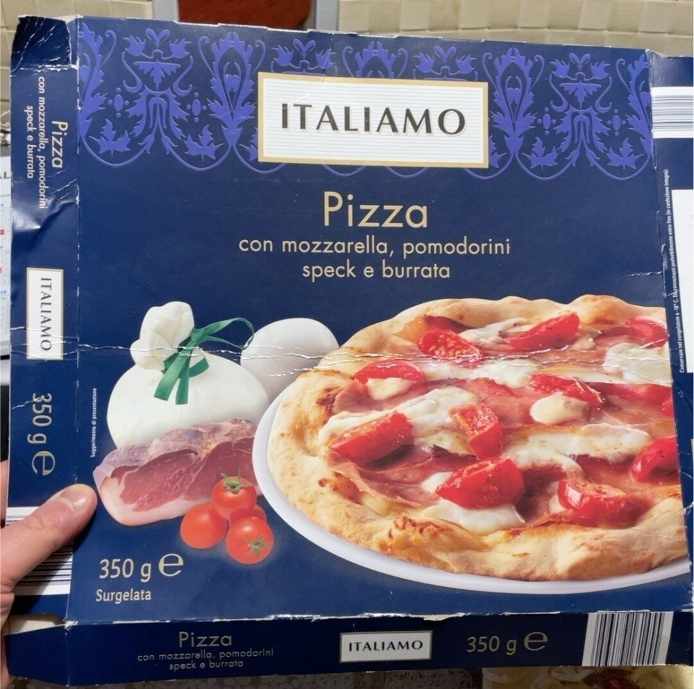 ITALIAMO Pizza sa slaninom i burratom 350 g - Akcija u trgovini Lidl