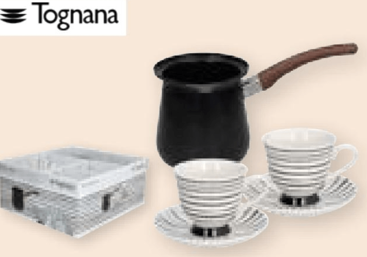 Set šalica i posuda za kavu Black White 5 komada u setu Tognana - Akcija u trgovini Spar