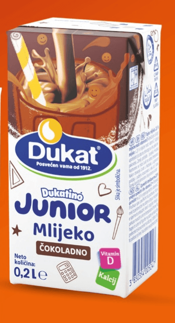 Dukat Junior Mlijeko 200 ml - Akcija u trgovini Studenac