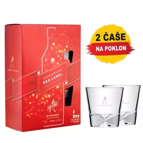 Whiskey J.Walker Red Label 0,7 L + 2 čaše Johnnie Walker - Akcija u trgovini Interspar