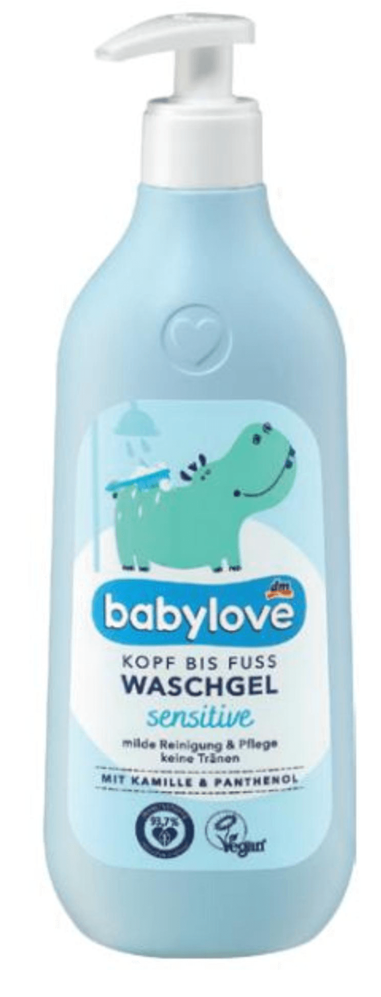 babylove sensitive gel za kupanje od glave do pete 500 ml - Akcija u trgovini Dm