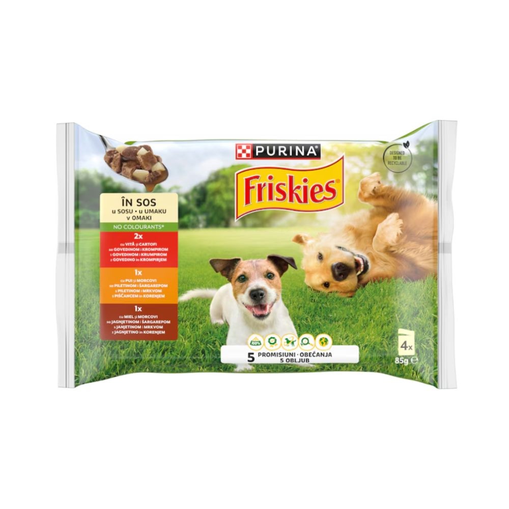Friskies Hrana za pse 4x85g - Akcija u trgovini Konzum
