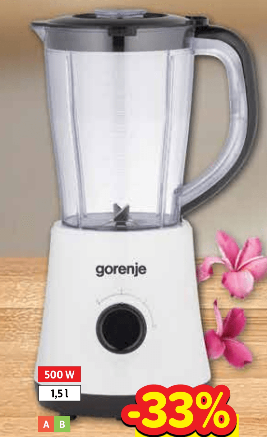 Gorenje Blender 1,5 l - Akcija u trgovini Plodine