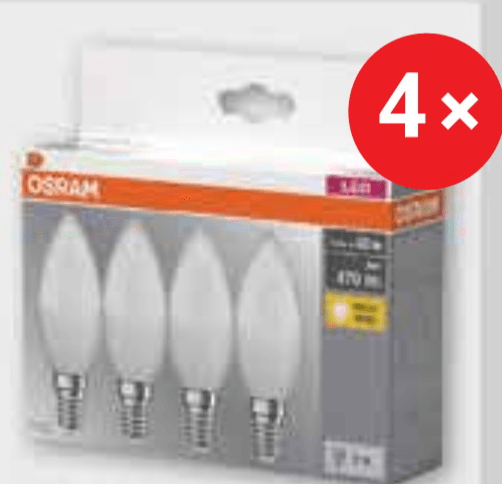 LED žarulja 4x OSRAM - Akcija u trgovini Plodine