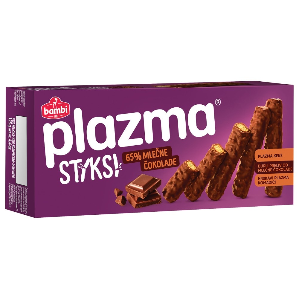 Keksi Plazma Sticks ili Plazma Rolls od 30 g do 130 g Akcija u trgovini Spar