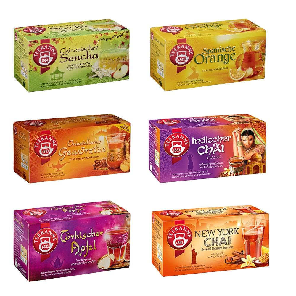 Teekanne Ländertee čaj 20 filter vrećica - Akcija u trgovini Mueller