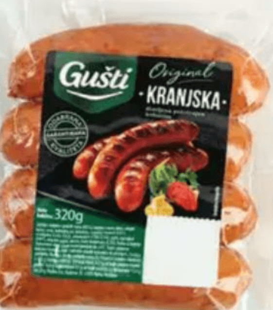 Gušti Kranjska kobasica 320 g - Akcija u trgovini Plodine