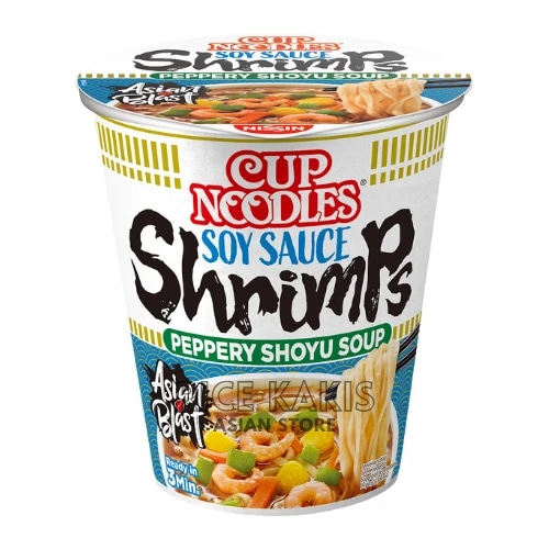Nissin Cup Noodles Soy Sauce Peppery Shoyu Soup - Akcija u trgovini Spar