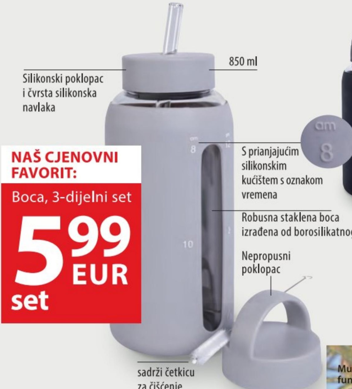Boca 3-dijelni set, 850 ml - Akcija u trgovini NKD