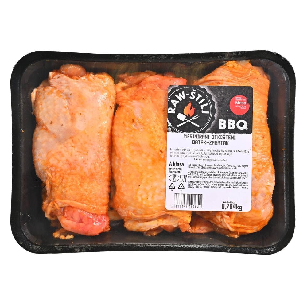 Raw-Štilj Marinirani pileći mix 1kg - Akcija u trgovini Konzum