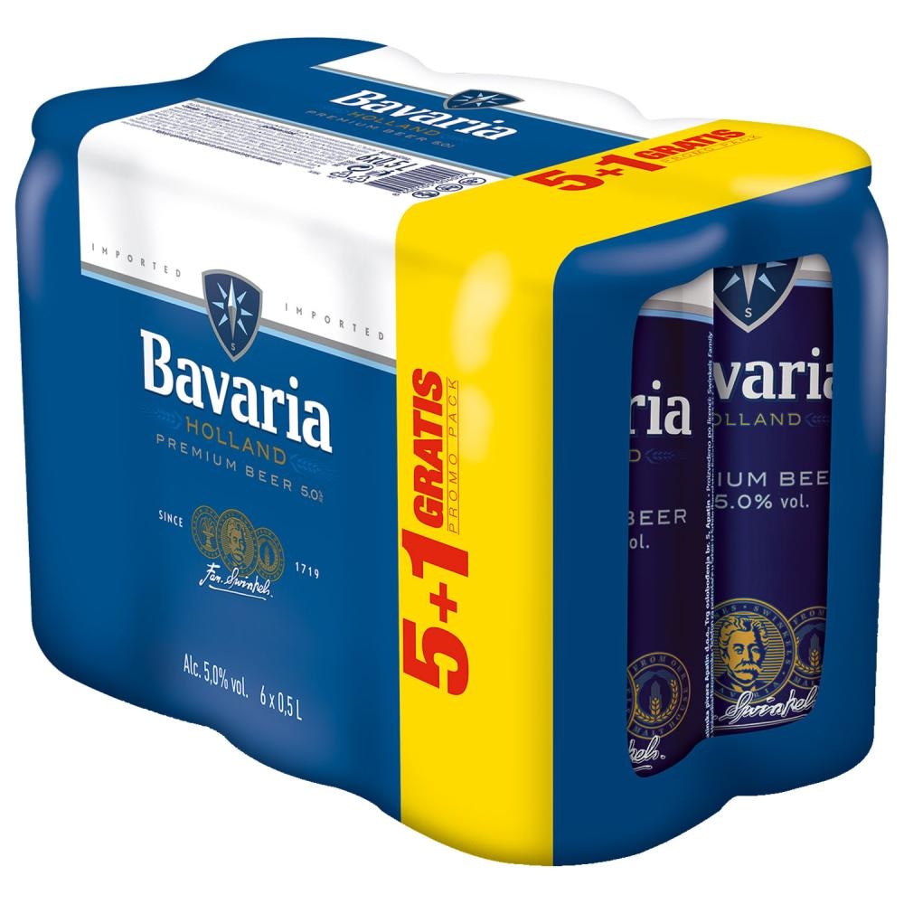 Bavaria Pivo 6x0,5 l - Akcija u trgovini Metro
