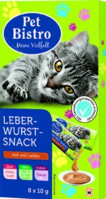 Pet Bistro poslastica za mačke od jetrene kobasice 80 g - Akcija u trgovini Mueller