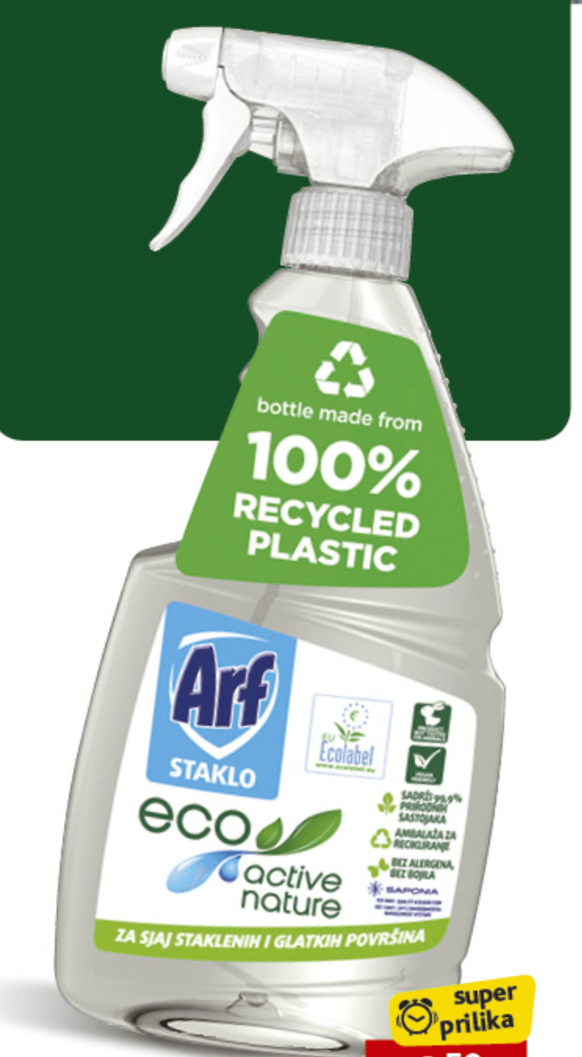 Arf sredstvo za čišćenje stakla 650ml - Akcija u trgovini Konzum