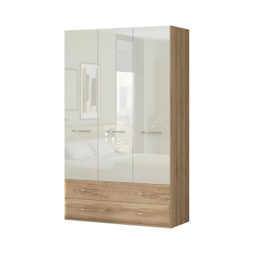 Ormar Gala 133x205x52 cm Akcija u trgovini Lesnina