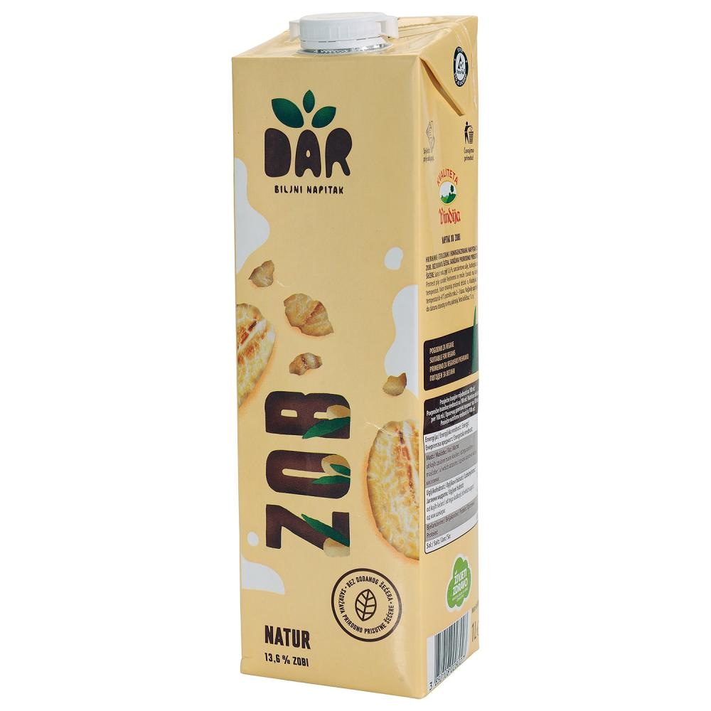 Napitak Dar od zobi 1 l - Akcija u trgovini Bakmaz