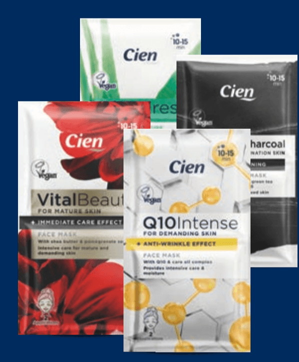 Cien Maska za lice 2 x 85 ml - Akcija u trgovini Lidl