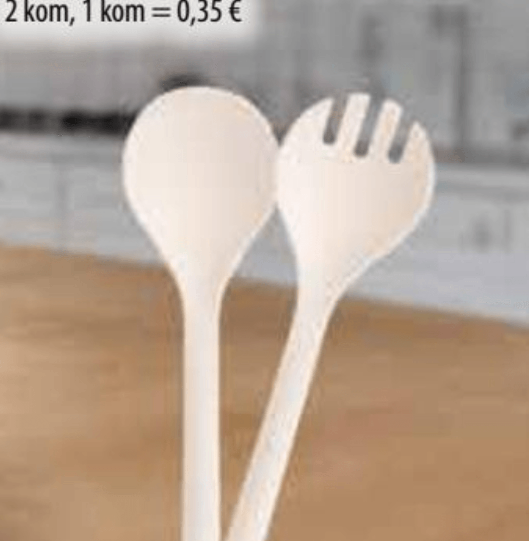 Pribor za salatu 2 kom - Akcija u trgovini NTL