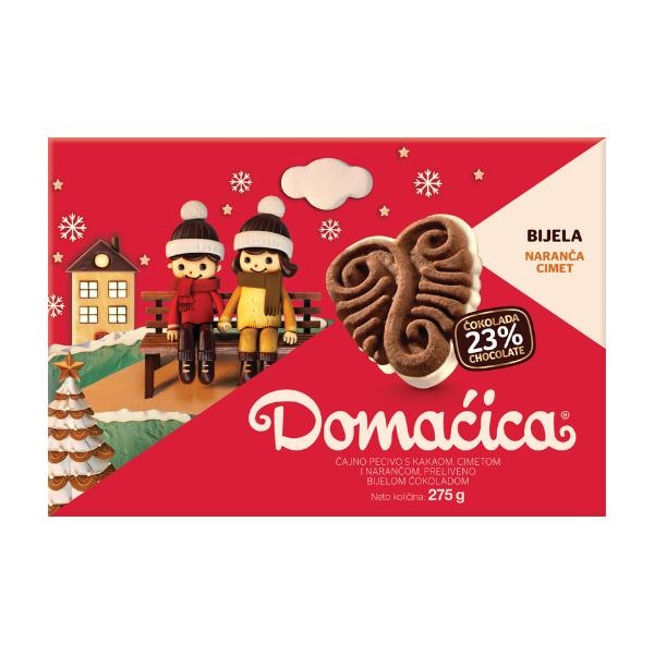 Domaćica Tamna Cimet Naranča s Bijelom Čokoladom 275g - Akcija u trgovini Žabac