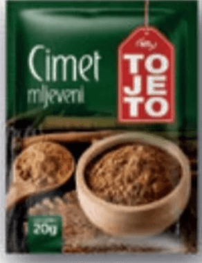 Cimet mljeveni Tojeto 20 g - Akcija u trgovini NTL