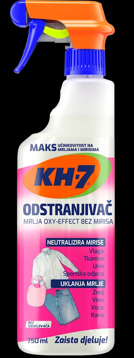 KH7 OXY za odstranjivanje mrlja na odjeći 750 ml - Akcija u trgovini KTC