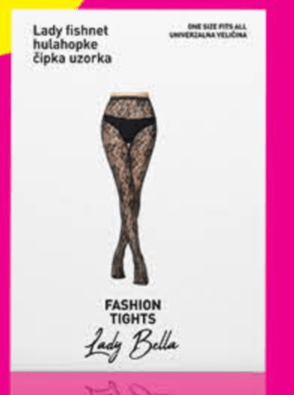 Lady Bella Čipkaste hulahopke - Akcija u trgovini Bipa