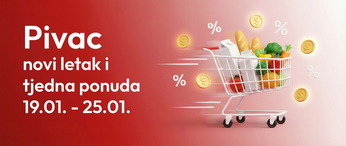 Pivac akcije: Novi letak i tjedna ponuda (19.01. - 25.01.)