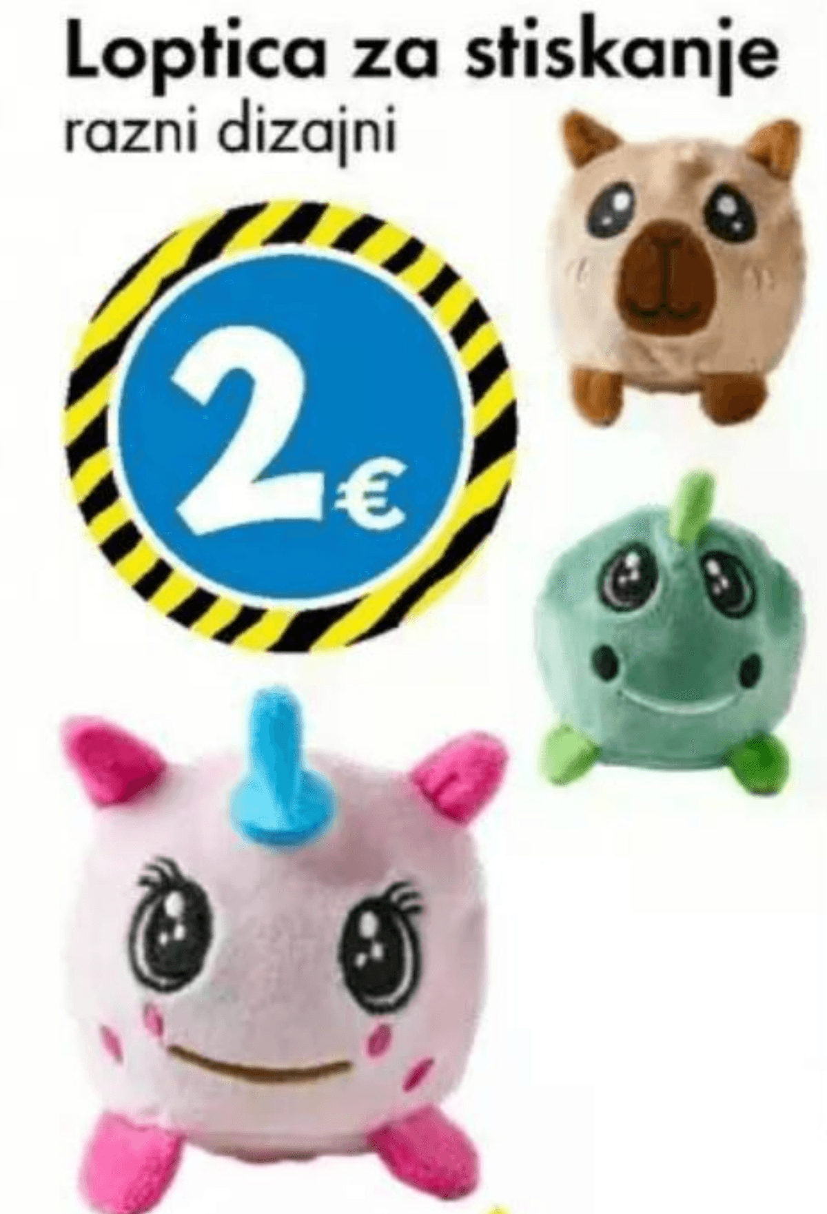 Loptica za stiskanje - Akcija u trgovini Tedi