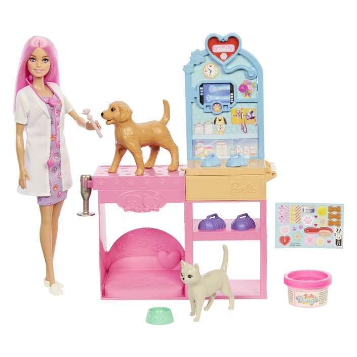 Barbie Veterinarska Klinika set set - Akcija u trgovini Konzum