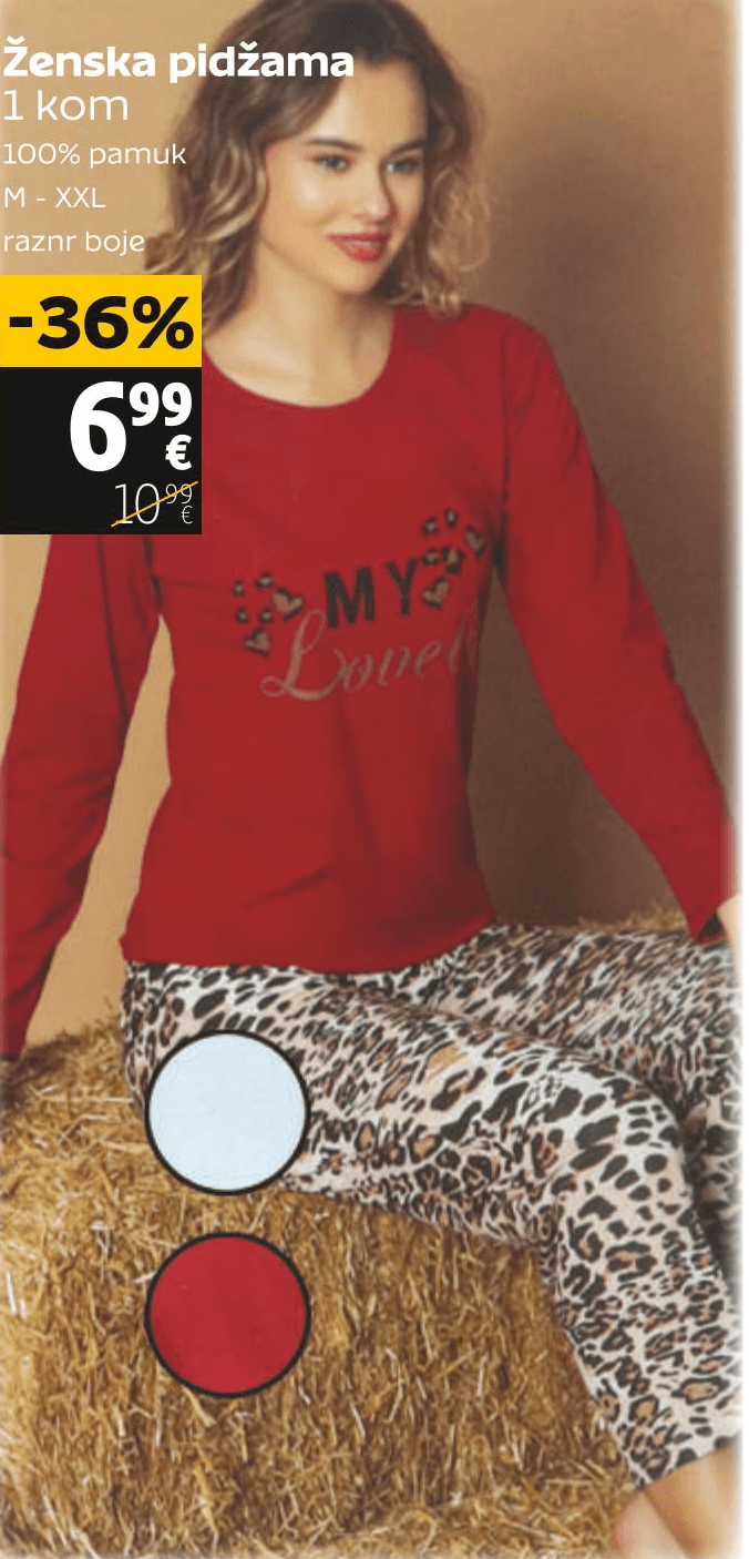 Ženska pidžama 1 kom - Akcija u trgovini Tommy
