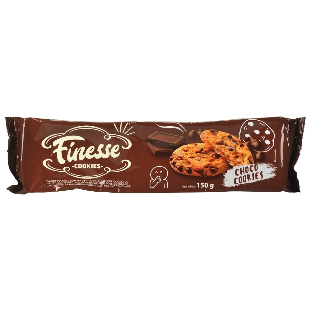 Finesse choco cookies 150 g Akcija u trgovini Konzum