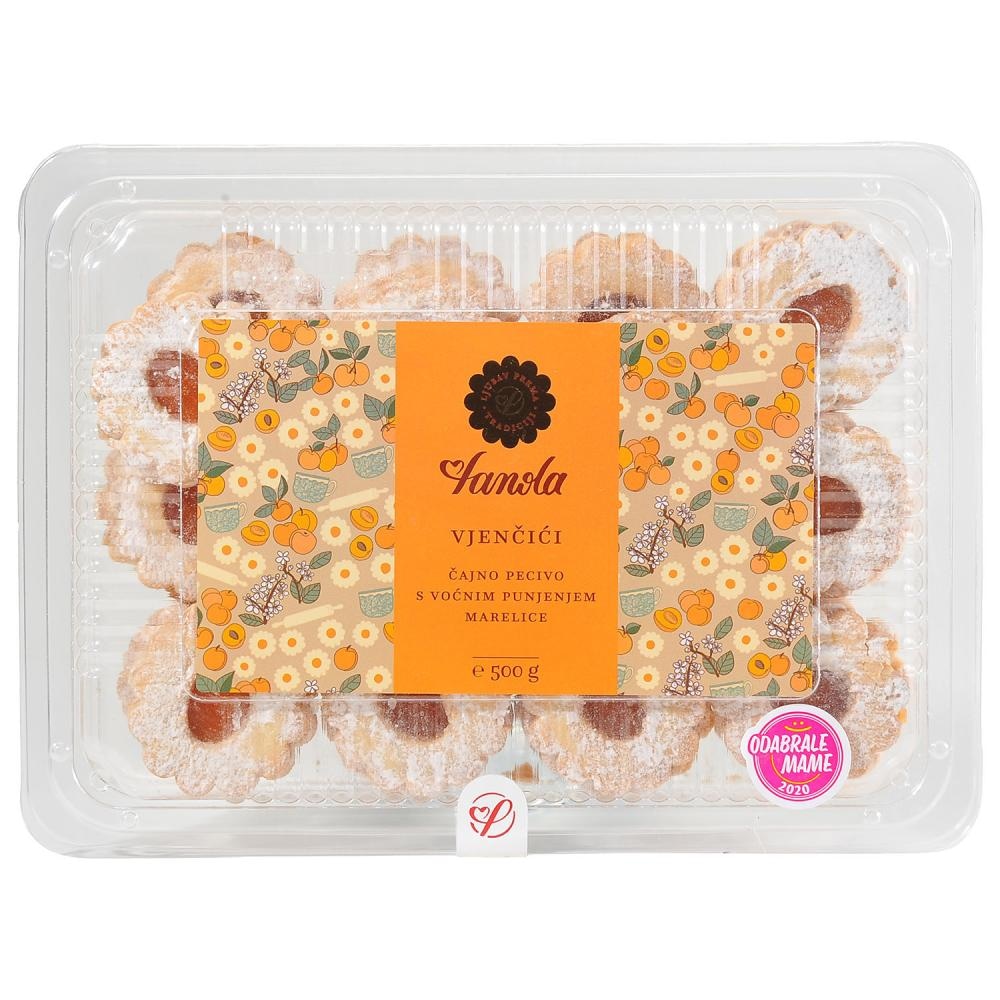 Suhi kolači vjenčići 500 g Fanda - Akcija u trgovini KTC