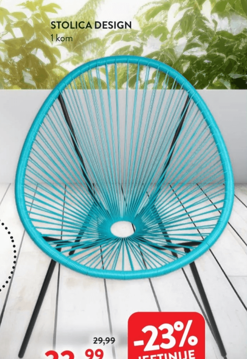 Stolica Design 1 kom - Akcija u trgovini Interspar