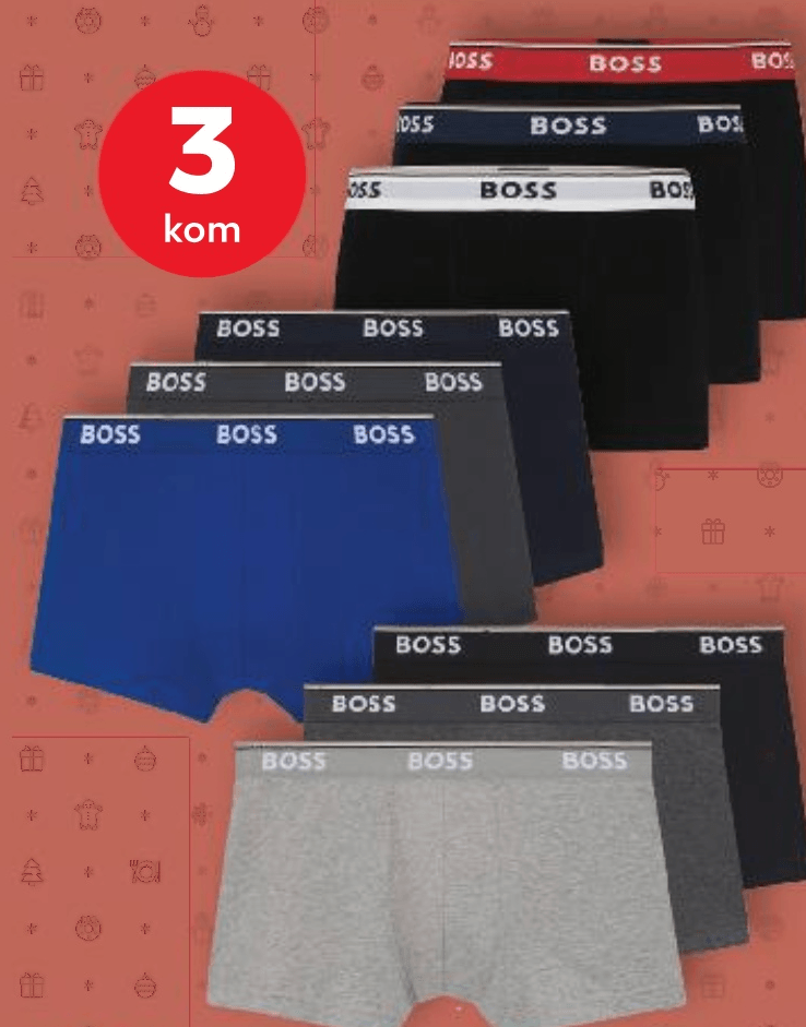Muške bokserice BOSS 3 kom - Akcija u trgovini Kaufland