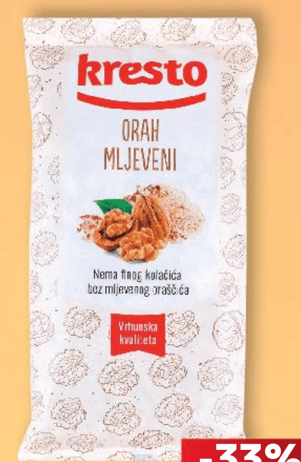 Kresto Orah mljeveni 200g - Akcija u trgovini Kaufland